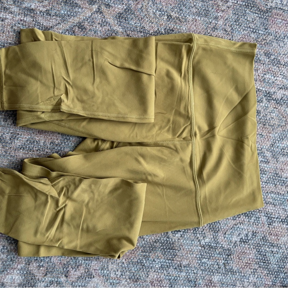 Lululemon Athletica Mustard Leggings
